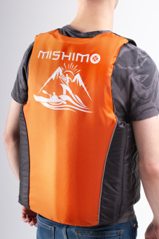 Жилет спасательный MISHIMO PRO Премиум качества  Черно-оранжевый