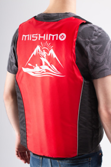 Жилет спасательный MISHIMO PRO Премиум качества  Черно-красный